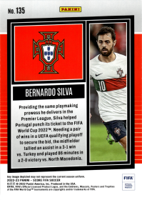 Bernardo Silva - Panini Score FIFA Base Set 2022-23, Nr. 135