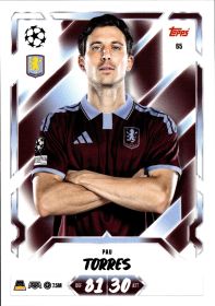 Pau Torres - Topps Match Attax UEFA Club Competitions Base Set 2026-27, Nr. 65
