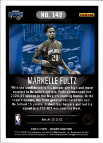 Markelle Fultz - Panini Illusions Base Set 2020-21, Nr. 142