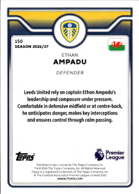 Ethan Ampadu - Topps Flagship Premier League Base Set 2026-27, Nr. 150