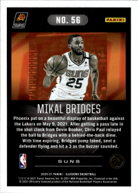 Mikal Bridges - Panini Illusions Base Set 2020-21, Nr. 56