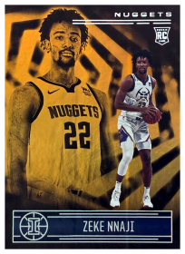 Zeke Nnaji - Panini Illusions Base Set 2020-21, Nr. 183 – Rookie Card, Trophy Collection Orange
