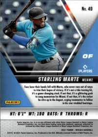 Starling Marte - Panini Mosaic Base Set 2021, Nr. 49