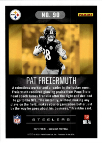Pat Freiermuth - Panini Illusions Base Set 2021, Nr. 90 – Rookie Card