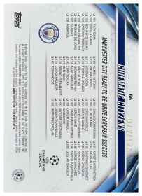 Cinematic Cityzens - Topps UEFA Club Competitions Base Set 2023-24, Nr. 99 – Nummeriert, Blue Inferno