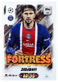Illia Zabarnyi - Topps Match Attax UEFA Club Competitions Fortress 2026-27, Nr. 350