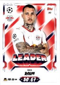 David Raum - Topps Match Attax UEFA Club Competitions Leader 2026-27, Nr. 247