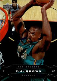 P.J. Brown - Upper Deck Base Set 2004-05, Nr. 124
