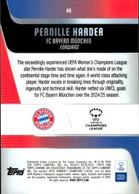 Pernille Harder - Topps Chrome UEFA Women's Champions League Base Set 2025-26, Nr. 45