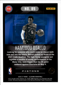 Hamidou Diallo - Panini Illusions Base Set 2020-21, Nr. 85