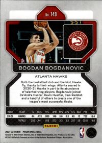 Bogdan Bogdanovic - Panini Prizm Base Set 2021-22, Nr. 149