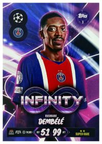 Ousmane Dembélé - Topps Match Attax UEFA Club Competitions Infinity 2026-27, Nr. 3