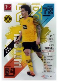 Axel Witsel - Topps Chrome Match Attax Bundesliga Base Set 2021-22, Nr. 38