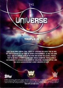 Triple H - Topps WWE Universe Base Set 2026, Nr. 141