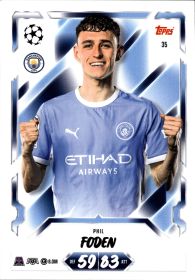 Phil Foden - Topps Match Attax UEFA Club Competitions Base Set 2026-27, Nr. 35
