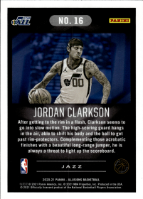 Jordan Clarkson - Panini Illusions Base Set 2020-21, Nr. 16 – Trophy Collection Pink