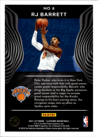 RJ Barrett - Panini Illusions Base Set 2021-22, Nr. 8