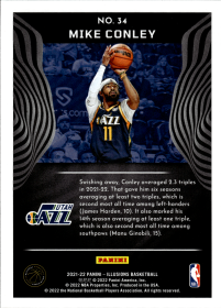 Mike Conley - Panini Illusions Base Set 2021-22, Nr. 34