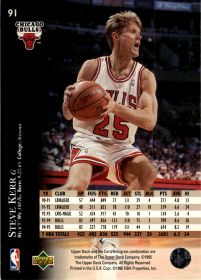 Steve Kerr - Upper Deck Base Set 1995-96, Nr. 91