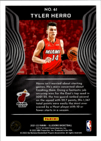 Tyler Herro - Panini Illusions Base Set 2021-22, Nr. 61