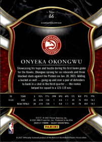 Onyeka Okongwu - Panini Select Concourse 2020-21, Nr. 66 – Rookie Card