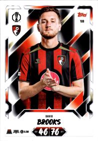 David Brooks - Topps Match Attax UEFA Club Competitions Base Set 2026-27, Nr. 108