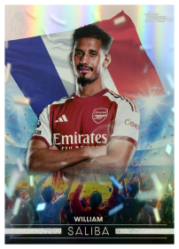 William Saliba - Topps Flagship Premier League Flying the Flag 2026-27, Nr. FF 1 – Insert