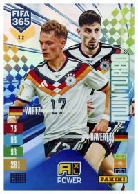 Florian Wirtz / Kai Havertz - Panini Adrenalyn XL FIFA 365 Twin Turbo 2026-27, Nr. 312 – Insert