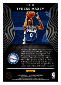Tyrese Maxey - Panini Illusions Base Set 2021-22, Nr. 15