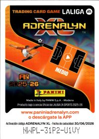 Isi Palazón - Panini Adrenalyn XL LaLiga Super Crack 2025-26, Nr. 462 – Insert