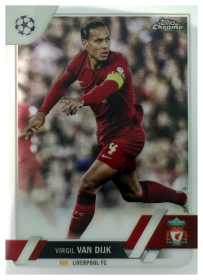 Virgil van Dijk - Topps Chrome UEFA Club Competitions Base Set 2022-23, Nr. 130