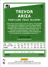Trevor Ariza - Panini Donruss Base Set 2020-21, Nr. 16