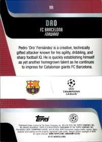 Dro - Topps UEFA Club Competitions Base Set 2025-26, Nr. 111 – Rookie Card