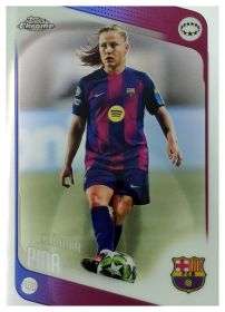 Clàudia Pina - Topps Chrome UEFA Women's Champions League Base Set 2025-26, Nr. 22