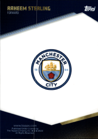 Raheem Sterling - Topps Manchester City Team Set Maine Event 2021-22