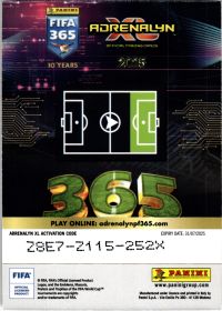 Raphinha - Panini Adrenalyn XL FIFA 365 Base Set 2025, Nr. 294