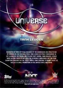Tank Ledger - Topps WWE Universe Base Set 2026, Nr. 18