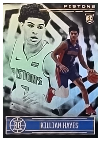 Killian Hayes - Panini Illusions Base Set 2020-21, Nr. 177 – Rookie Card