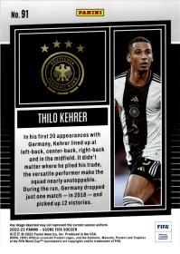 Thilo Kehrer - Panini Score FIFA Base Set 2022-23, Nr. 91