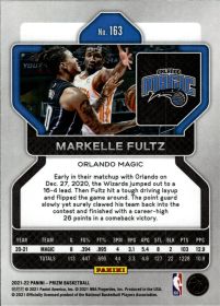 Markelle Fultz - Panini Prizm Base Set 2021-22, Nr. 163
