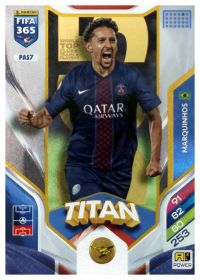 Marquinhos - Panini Adrenalyn XL FIFA 365 Titan 2026, Nr. PAS7 – Insert