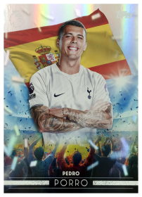 Pedro Porro - Topps Flagship Premier League Flying the Flag 2026-27, Nr. FF 24 – Insert