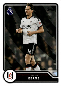Sander Berge - Topps Flagship Premier League Base Set 2026-27, Nr. 139
