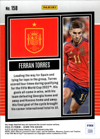 Ferran Torres - Panini Score FIFA Base Set 2022-23, Nr. 158
