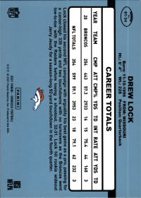 Drew Lock - Panini Donruss 1991 Retro 2021, Nr. 91-34