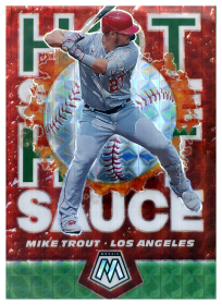 Mike Trout - Panini Mosaic Hot Sauce 2021, Nr. HS1 – Silver Prizm, Insert
