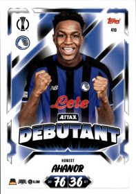 Honest Ahanor - Topps Match Attax UEFA Club Competitions Attax Debutant 2026-27, Nr. 410