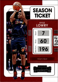 Kyle Lowry - Panini Contenders Season Ticket 2021-22, Nr. 23