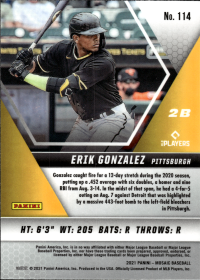 Erik Gonzalez - Panini Mosaic Base Set 2021, Nr. 114