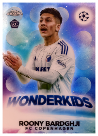Roony Bardghji - Topps Chrome UEFA Club Competitions Wonderkids 2022-23, Nr. W-13 – Rookie Card